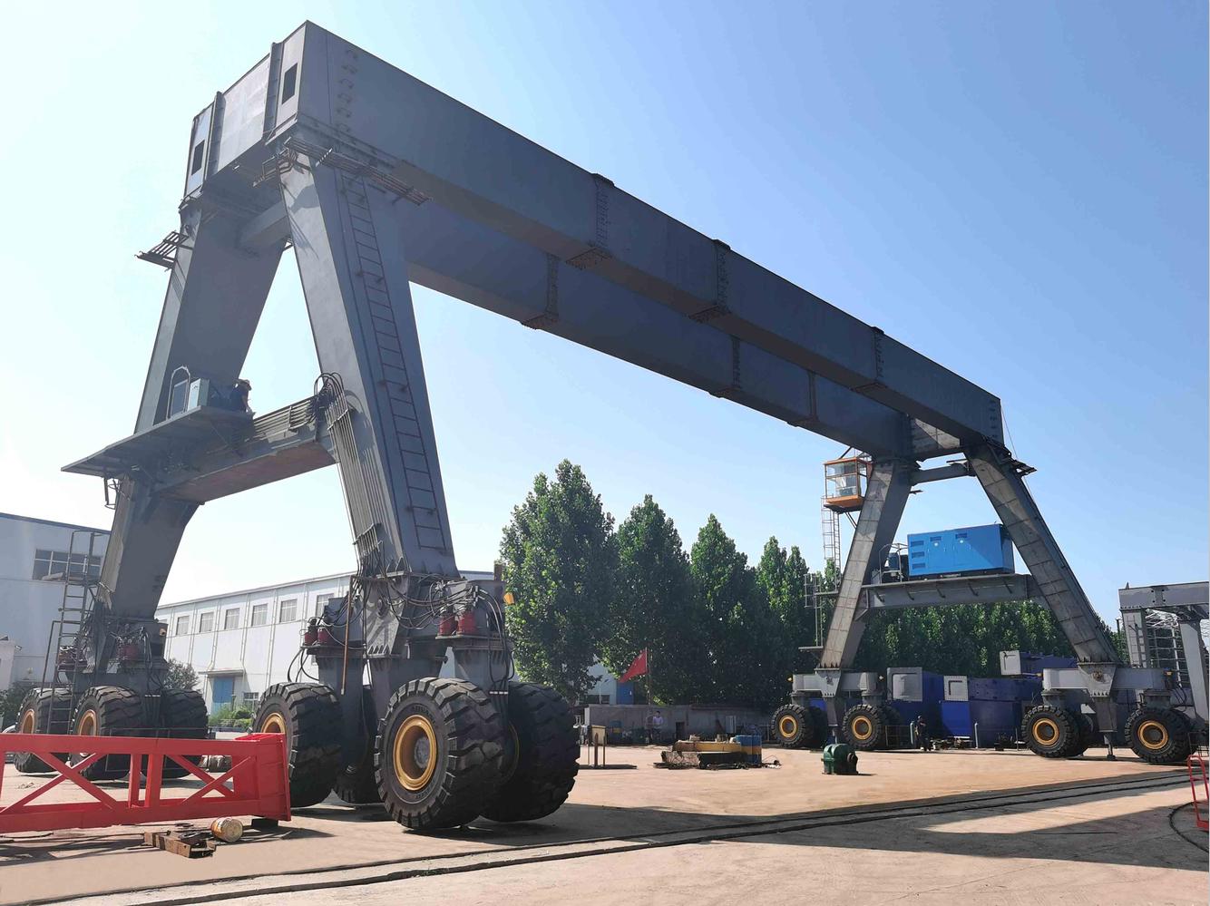 rubber tyred gantry crane for casting yard