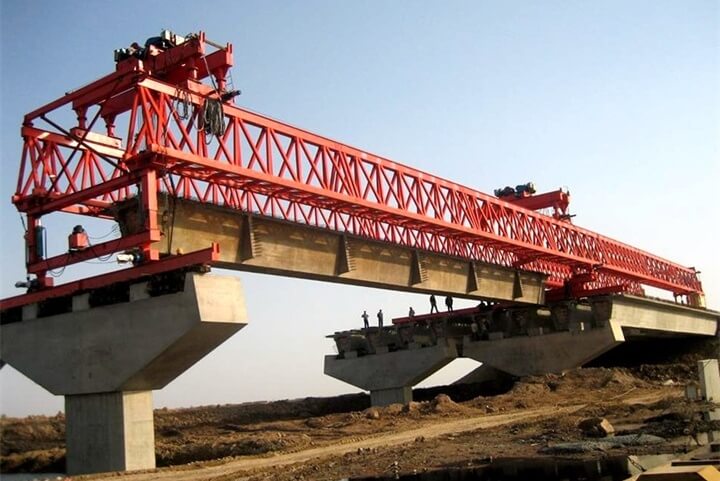 precast-beam-launching for railway bridge-Huada