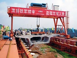 Underslung Segmental Launching Gantry