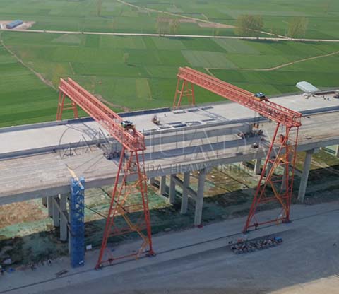 130T Truss Gantry Crane for Bridge Construction
