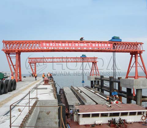 160T Truss Gantry Crane for Precast T Beam