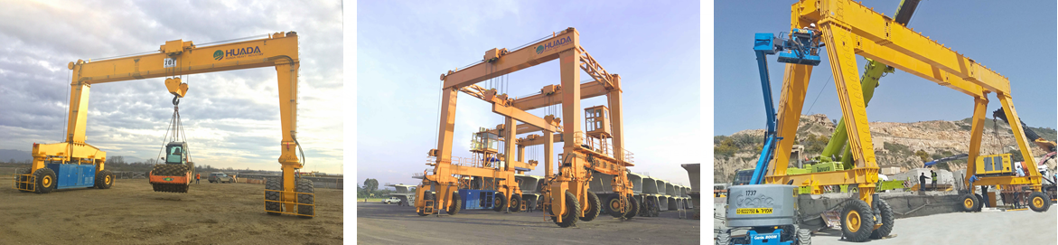 Rubber tyred gantry crane