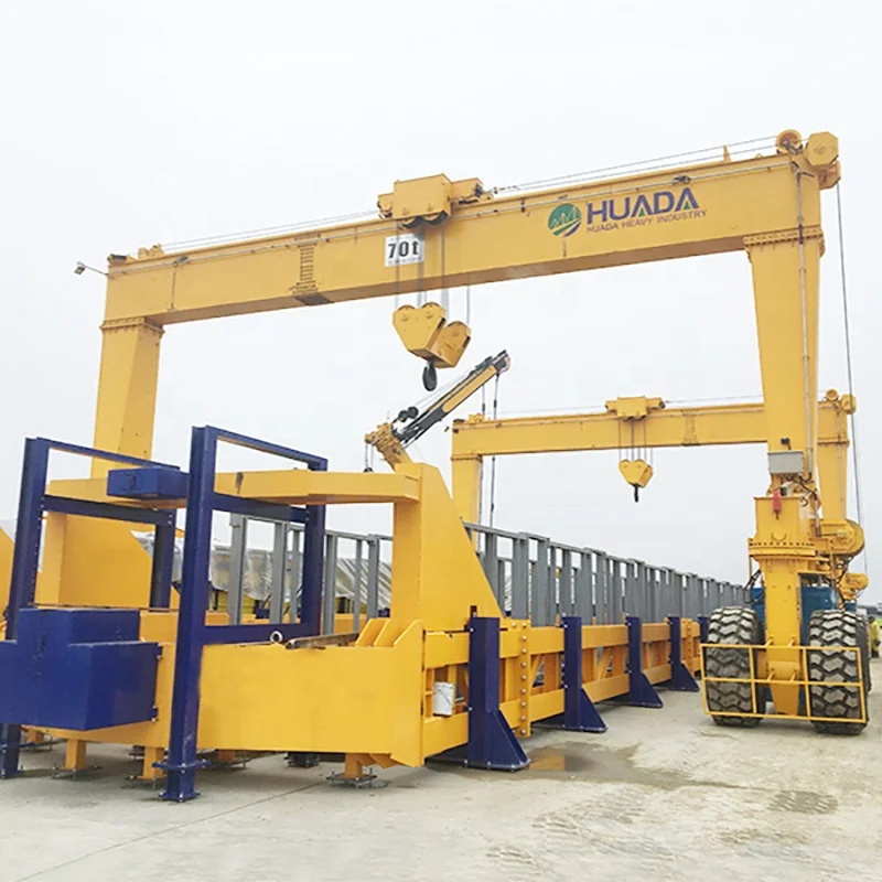two-sets-70t-hydraulic-rtg-crane-installed-and-tested-in-argantina