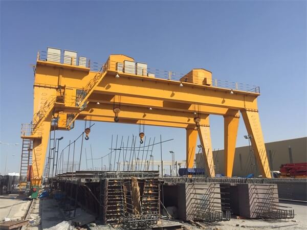 60+60 ton double girder gantry cranes