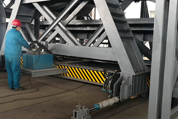 Segmental Bridge Precast Side Mould Function Test for Short Line